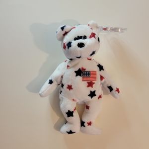 Glory the Bear Beanie Baby with Tag Error